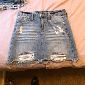 Denim skirt